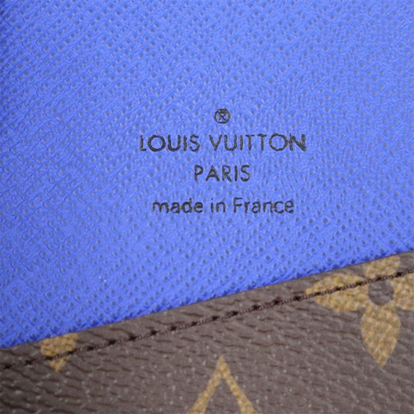 imgrc0177436092 Louis Vuitton Organizer De Poche Case Brown Blue