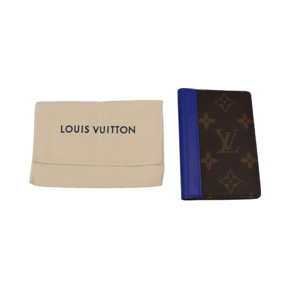 imgrc0177436093 Louis Vuitton Organizer De Poche Case Brown Blue