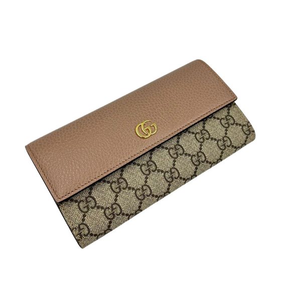 imgrc0178940711 Gucci GG Marmont Continental Wallet Beige Pink