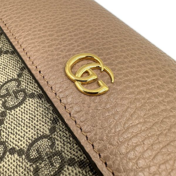 imgrc0178940717 Gucci GG Marmont Continental Wallet Beige Pink