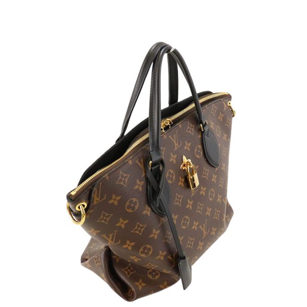 imgrc0180129205 Louis Vuitton Flower Zipped Tote MM Shoulder Brown