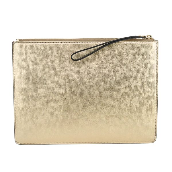 imgrc0181245251 Salvatore Ferragamo Gancini Clutch Bag Gold