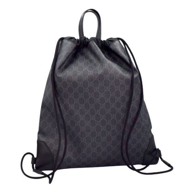 imgrc0182426514 Gucci Drawstring Backpack Rucksack Black Gray