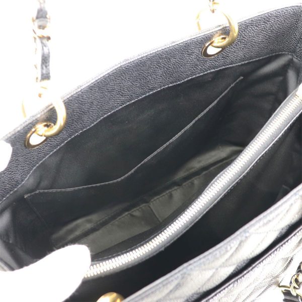 imgrc0182431786 Chanel GST Chain Tote Bag Matelasse Caviar Black