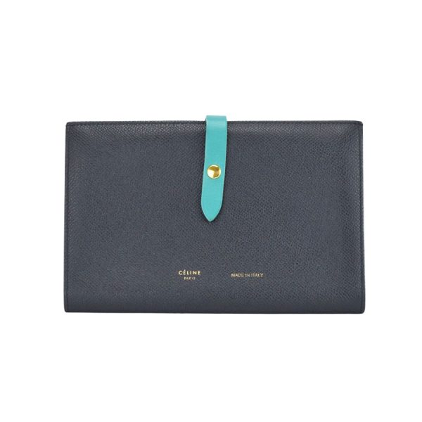 imgrc0182494812 Celine Large Multifunction Wallet Black Green