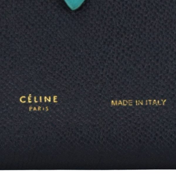 imgrc0182494821 Celine Large Multifunction Wallet Black Green