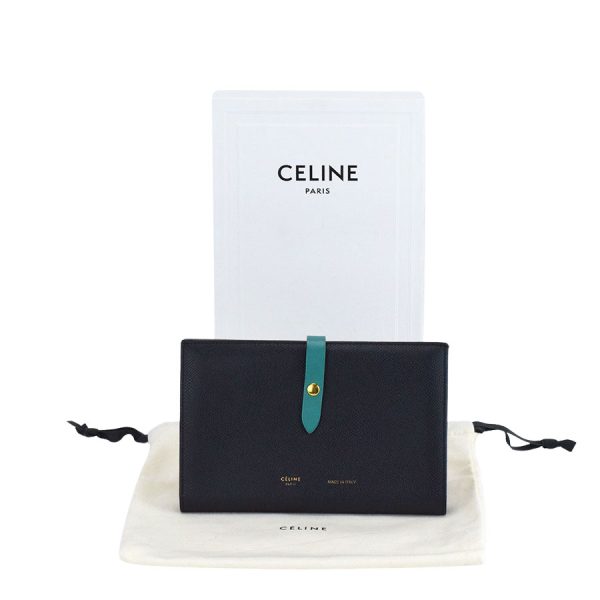 imgrc0182494822 Celine Large Multifunction Wallet Black Green