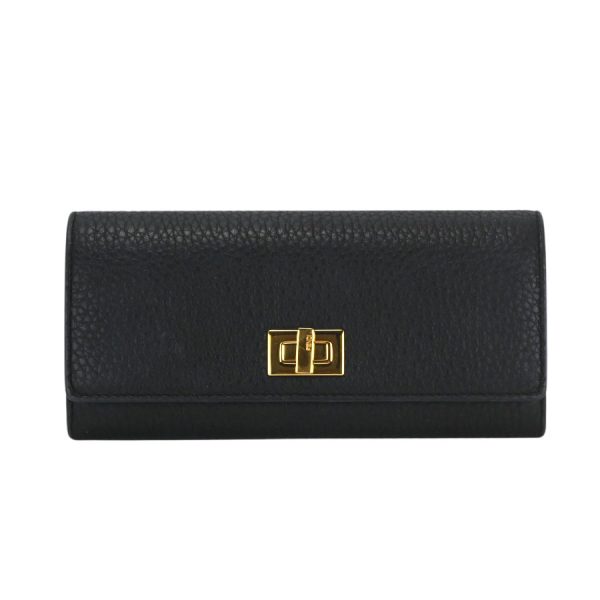 imgrc0182613598 Fendi Peekaboo Selleria Wallet Black Beige