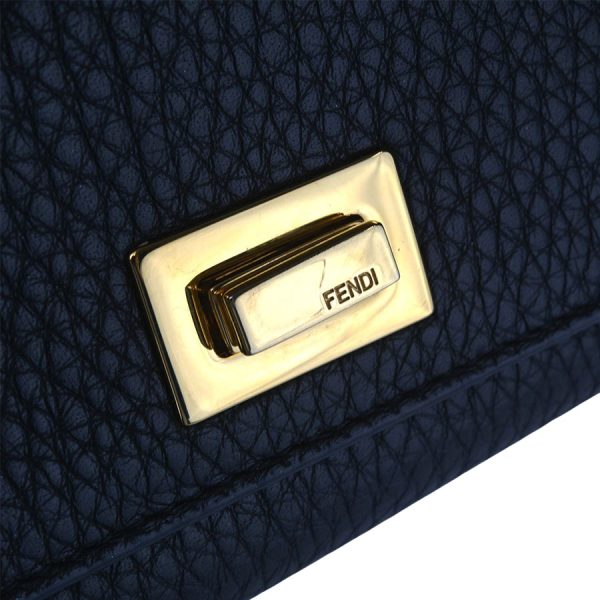 imgrc0182613604 Fendi Peekaboo Selleria Wallet Black Beige