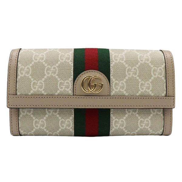 imgrc0182777364 Gucci Ophidia GG Continental Wallet Beige White