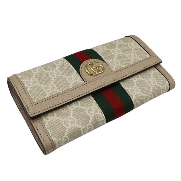 imgrc0182777366 Gucci Ophidia GG Continental Wallet Beige White