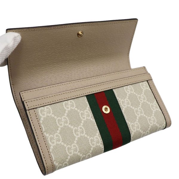 imgrc0182777369 Gucci Ophidia GG Continental Wallet Beige White