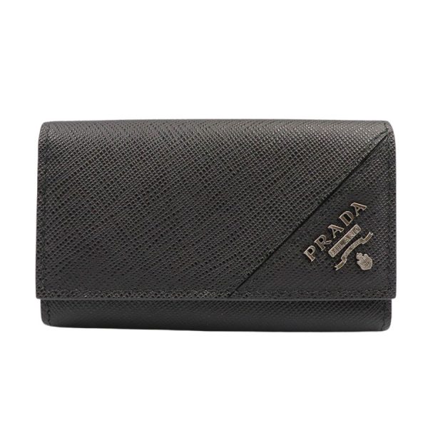 imgrc0183317913 Prada Saffiano Metal Key Case Nero Black