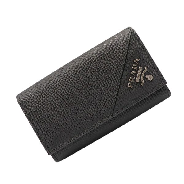 imgrc0183317915 Prada Saffiano Metal Key Case Nero Black