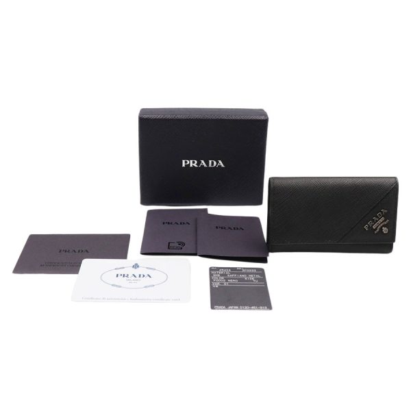 imgrc0183317927 Prada Saffiano Metal Key Case Nero Black