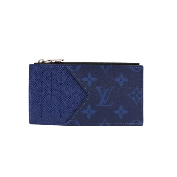 imgrc0183360892 Louis Vuitton Coin Card Holder Case Purse Cobalt