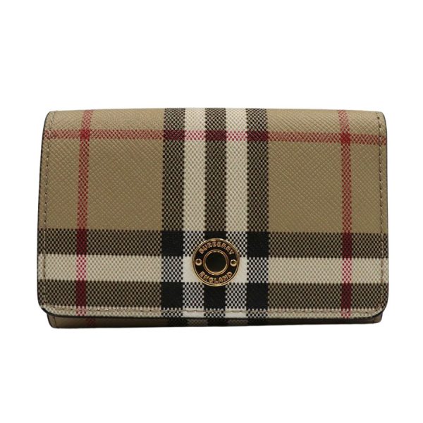 imgrc0183548711 Burberry Vintage Check Trifold Wallet Beige