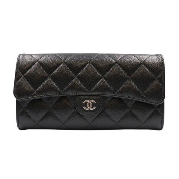 imgrc0184106460 Chanel Classic Long Flap Wallet Black