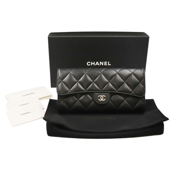 imgrc0184106621 Chanel Classic Long Flap Wallet Black