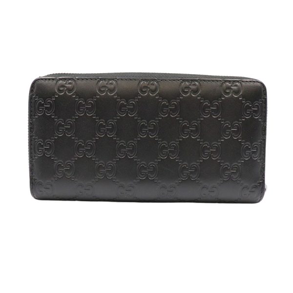 imgrc0184765796 Gucci Avel Zip Around Long Wallet Guccisima Black