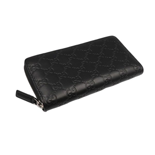 imgrc0184765797 Gucci Avel Zip Around Long Wallet Guccisima Black