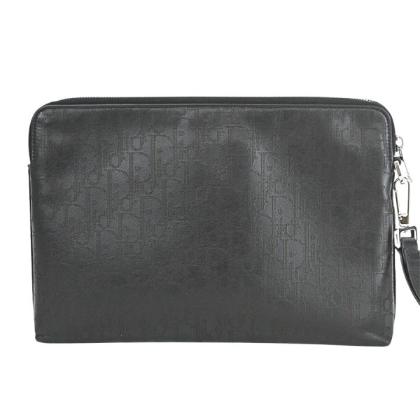 imgrc0184977103 Christian Dior Perforated Calf Skin Oblique Galaxy Bag Black