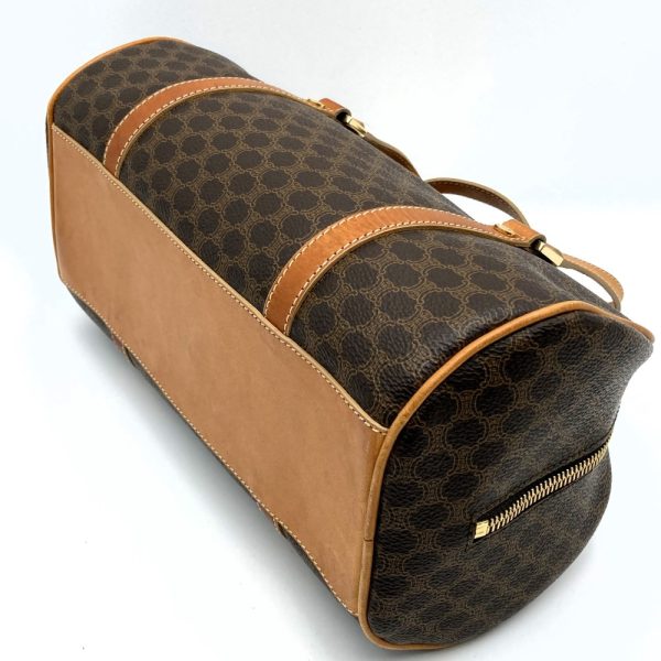 it6f4fg3uu7g 3 Celine Boston Bag Macadam Brown PVC