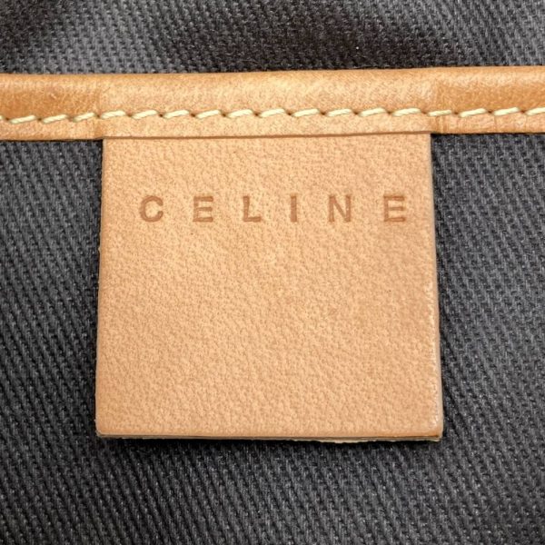 it6f4fg3uu7g 7 Celine Boston Bag Macadam Brown PVC