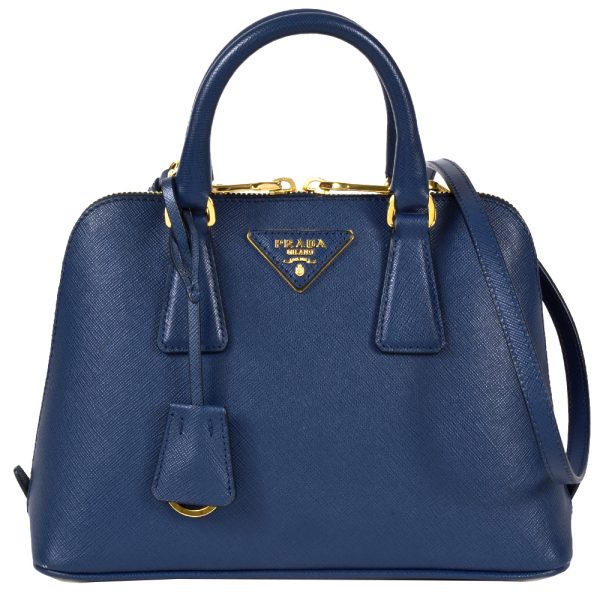 itf5legci4qo 01 Prada Promenade Handbag 2way Saffiano Blue