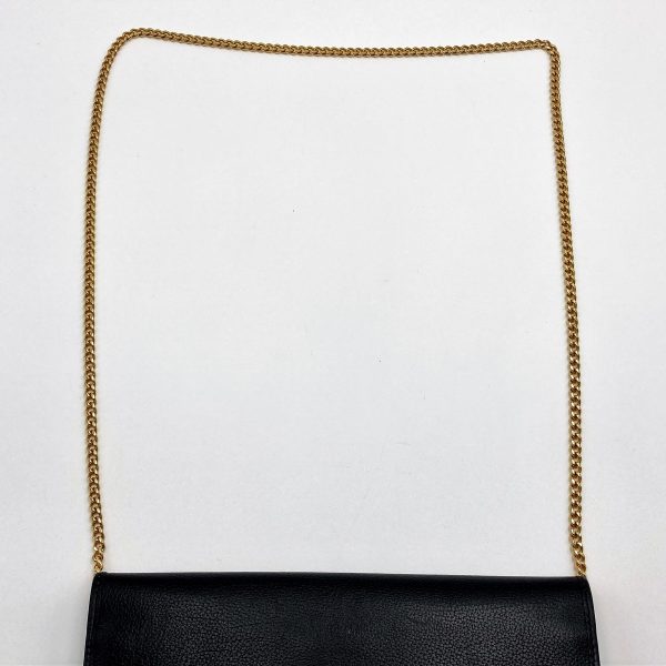 itioilbwhci0 8 Christian Dior Honey Comb Chain Shoulder Bag Black