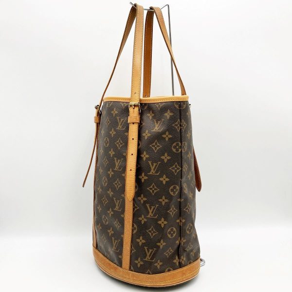 itrqiz5qvgh0 4 Louis Vuitton Bucket GM Monogram Shoulder Bag Brown