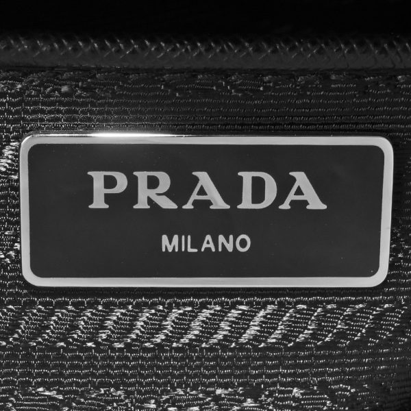 itx844e6usb1 06 Prada Shoulder Bag Nylon Black