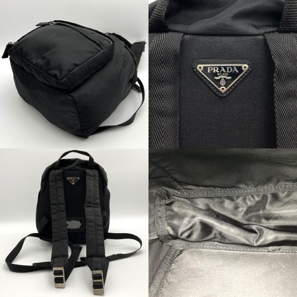 itxe1xrmz25w 7 c Prada Rucksack Nylon Black