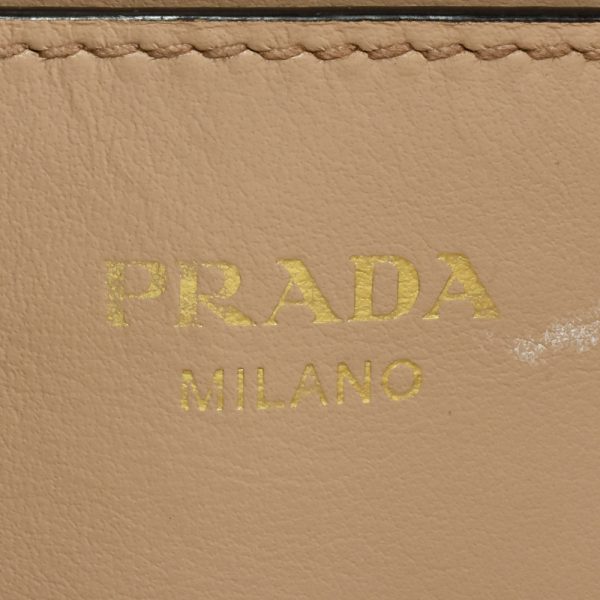 itzrtu07myu8 05 Prada Handbag 2way Saffiano Leather Shoulder Beige