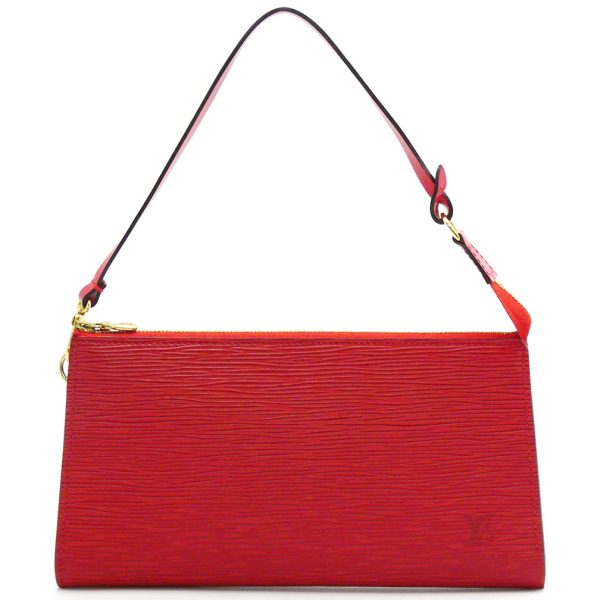 jjs02075 Louis Vuitton Epi Pochette Accessoire Shoulder Bag Red