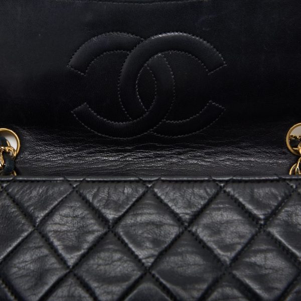 jp9q0ogxpwep7 9 Chanel Matelasse Flap Chain Shoulder Bag Black