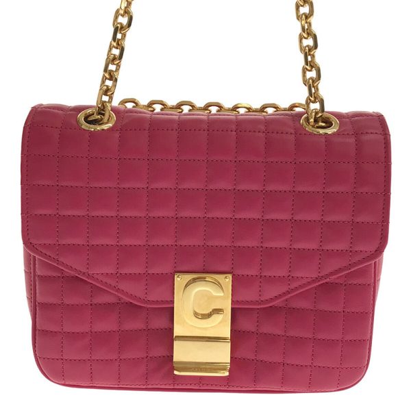 jz3eog845wnb 3 Celine Small C Quilted Calfskin Shoulder Bag