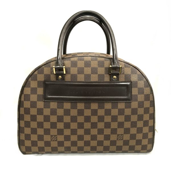 k1209 2 Louis Vuitton Nolita handbag Damier Ebene Brown