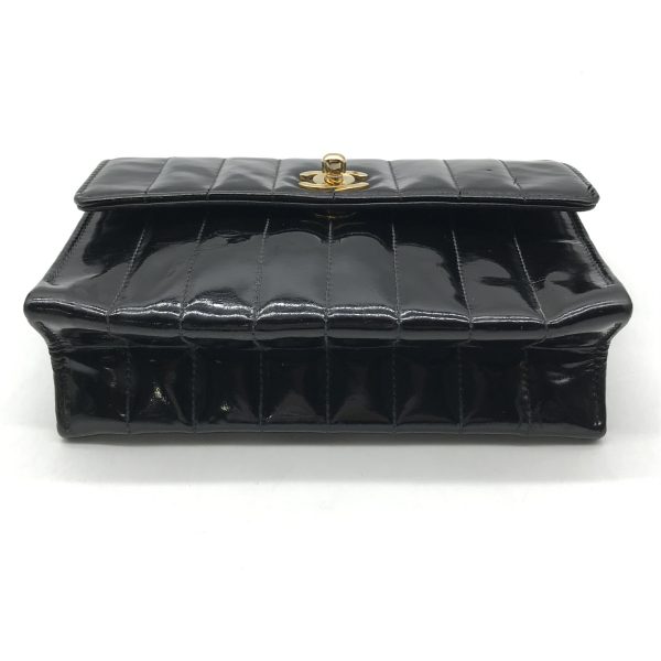 k156 4 Chanel Mademoiselle Mini Chain Shoulder Bag Black