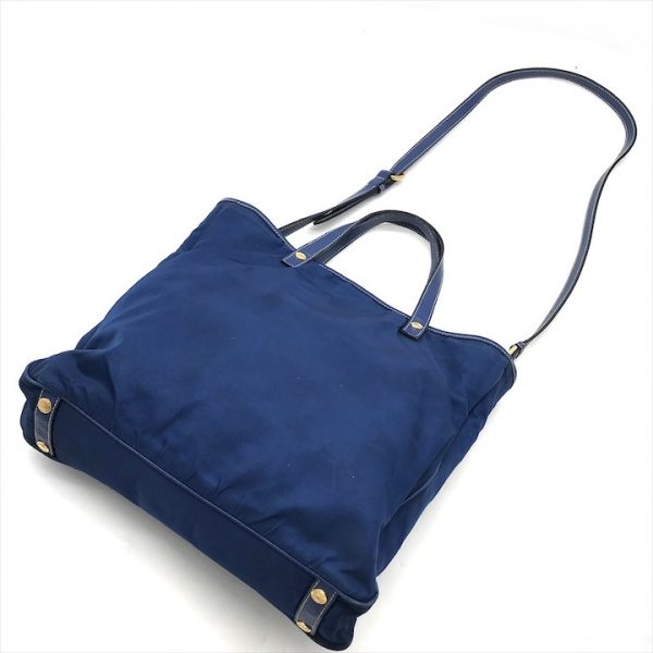 k1975 2 PRADA 2WAY Shoulder Bag Blue