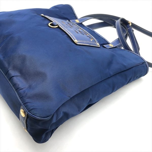 k1975 4 PRADA 2WAY Shoulder Bag Blue