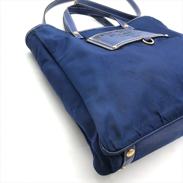 k1975 5 PRADA 2WAY Shoulder Bag Blue