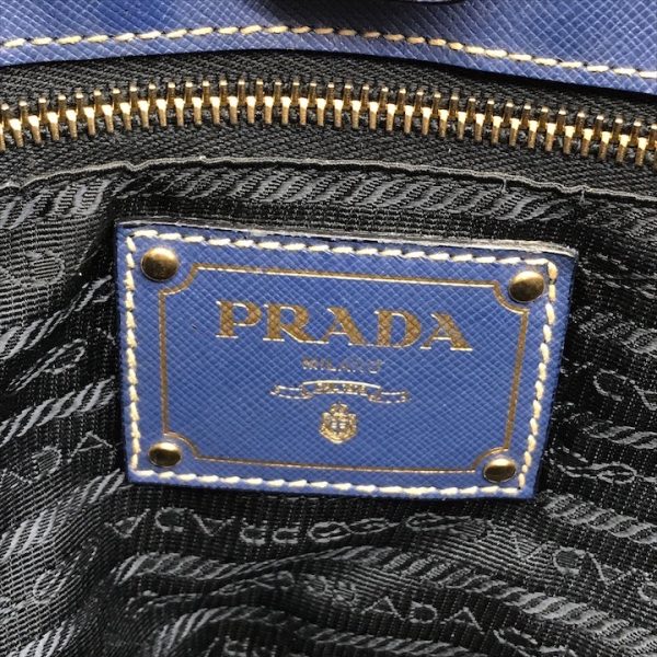 k1975 8 PRADA 2WAY Shoulder Bag Blue