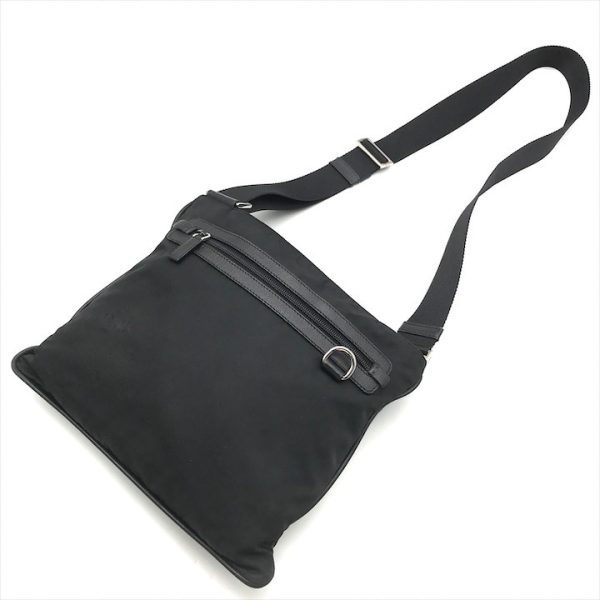 k2094 2 Prada Shoulder Bag Nylon Black