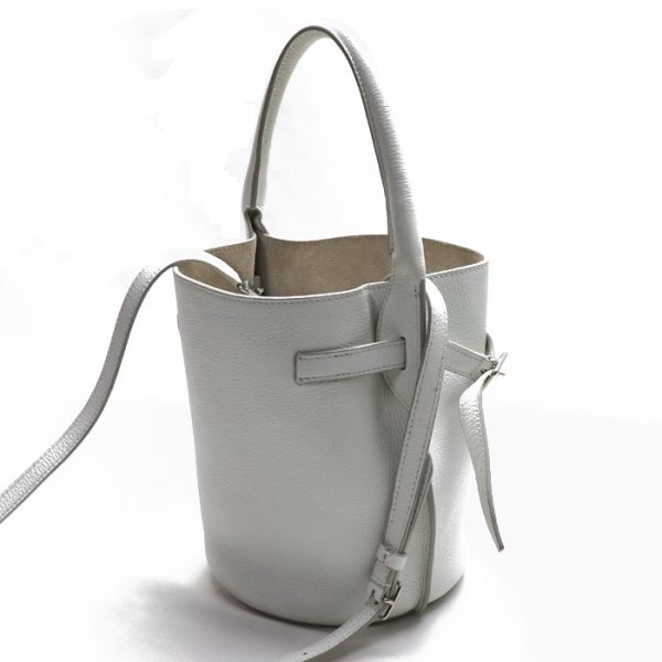 k22 3931 1 3933 Celine Big Bag Bucket Nano 2Way Shoulder Bag White