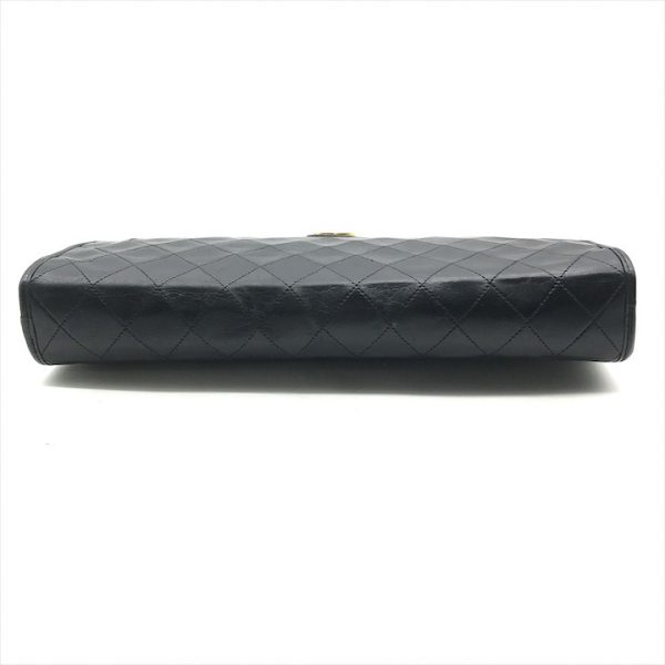 k2230 3 Chanel Matelasse Clutch Bag Black