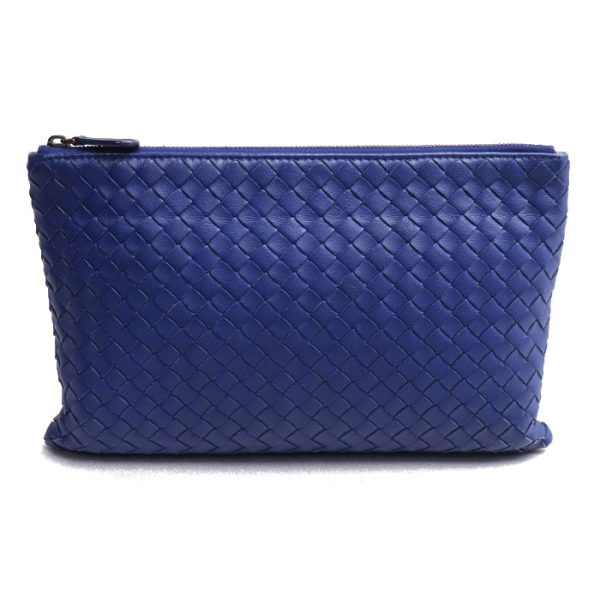 k23 4372 1 4373 Bottega Veneta Document Case Clutch Bag Blue