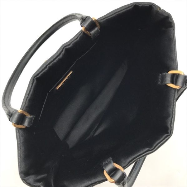 k2303 7 Prada Mini Handbag Leather Black