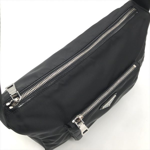 k2506 7 Prada Shoulder Bag Nylon Black