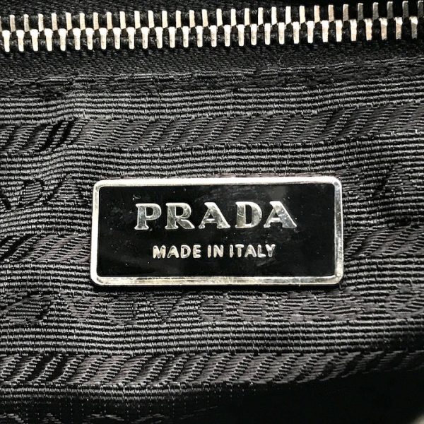 k2619 9 Prada Chain Tote Shoulder Bag Black